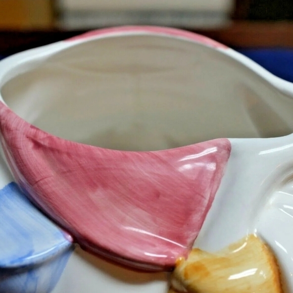 Sunshine teddy bear cookie jar ceramic multicolor large - Picture 9 of 10